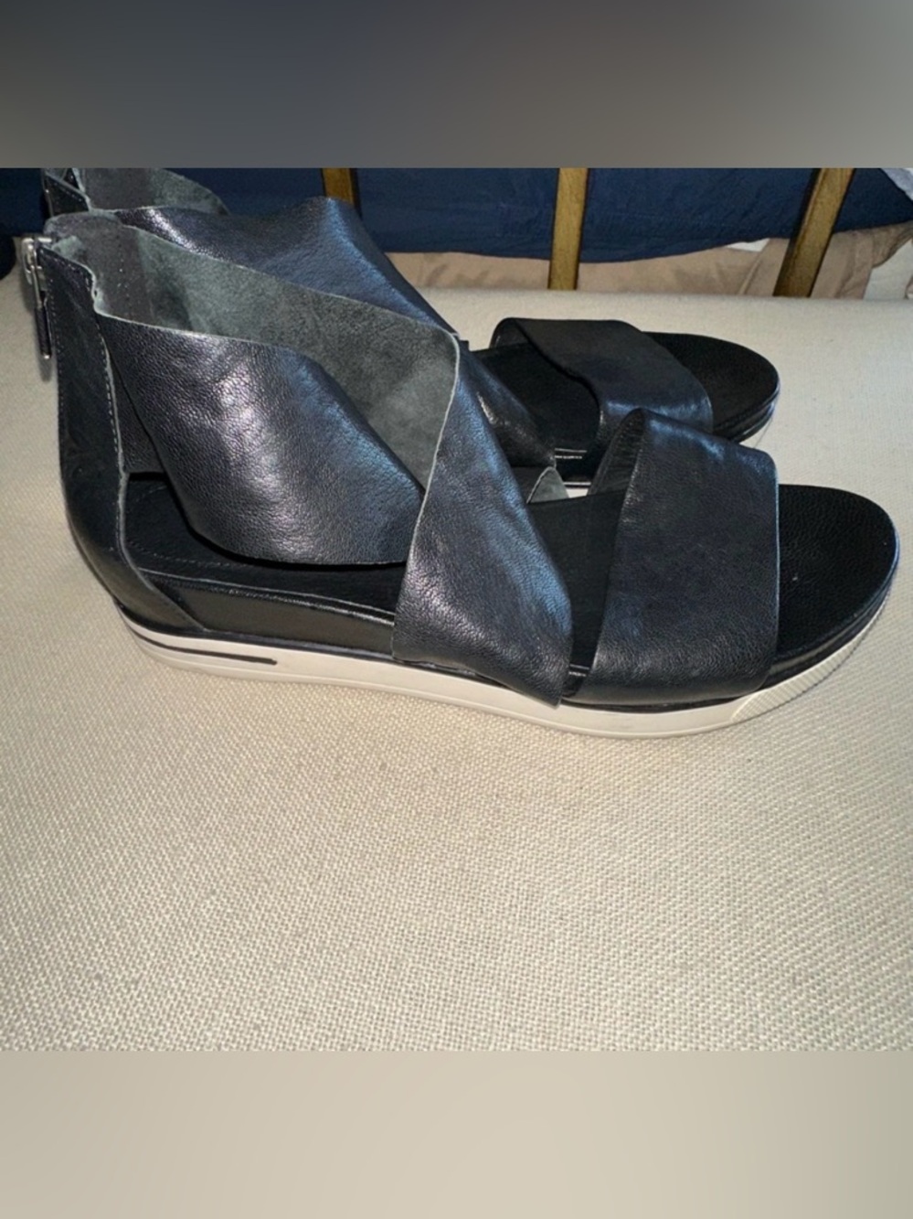 Eileen Fisher Black Sandals